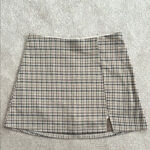 Plaid Mini Skirt